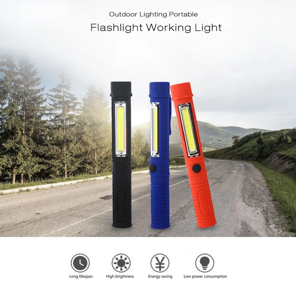 New 1000 Lumens Mini Lanterns Working Inspection Torches COB LED Multifunction Maintenance Flashlight Magnetic Base Flashlight