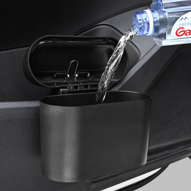 Car Portable Hanging Trash Can For Mitsubishi Outlander 3 4 phev 2013-2018 2019 2020 2021 2022 2023 2024 2025 2026 Accessories - view 3