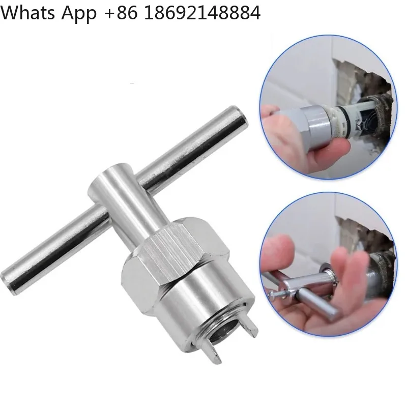 Universal faucet spool extraction tool, repair magazine puller