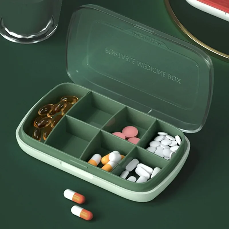 

Weekly Portable Travel Pill Cases Box 7 Days Grids Pills Container Storage Tablets Drug Vitamins Medicine