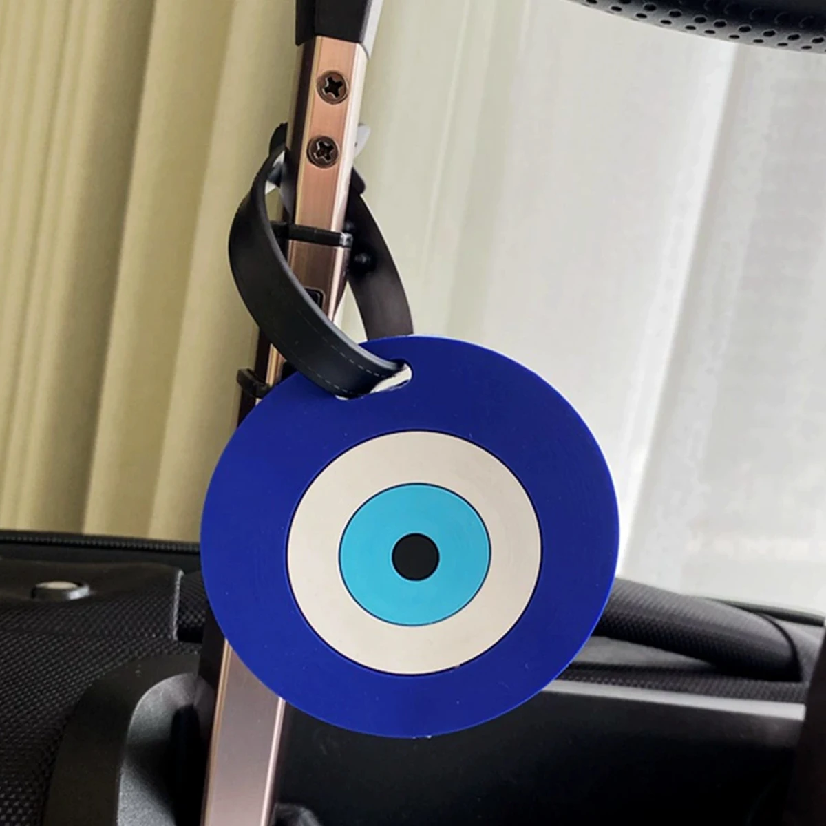 علامة أمتعة بنمط عين اليد الإبداعية من فاطمة، علامة أمتعة تسجيل الدخول في المطار، ملحقات السفر لتجنب الخسارة.-zmt #2