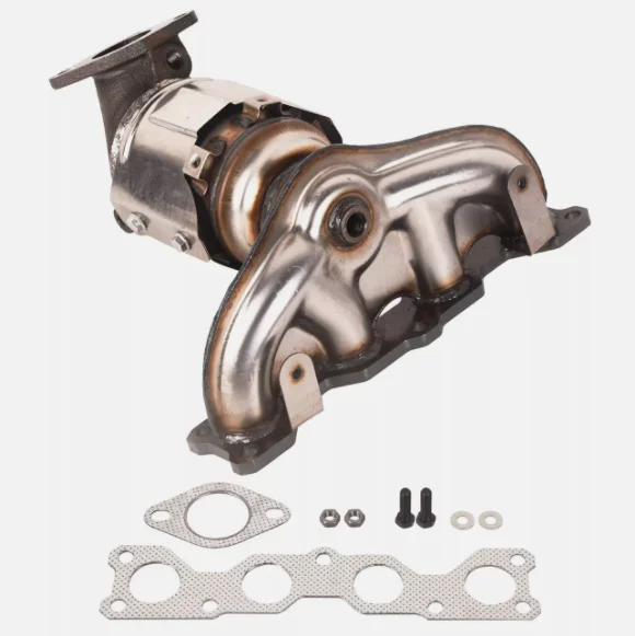 

Exhaust Manifold For 2011 2012 2013 Kia Sorento 2.4 Hyundai New Santa Fe With Gasket Kit Catalytic Converter