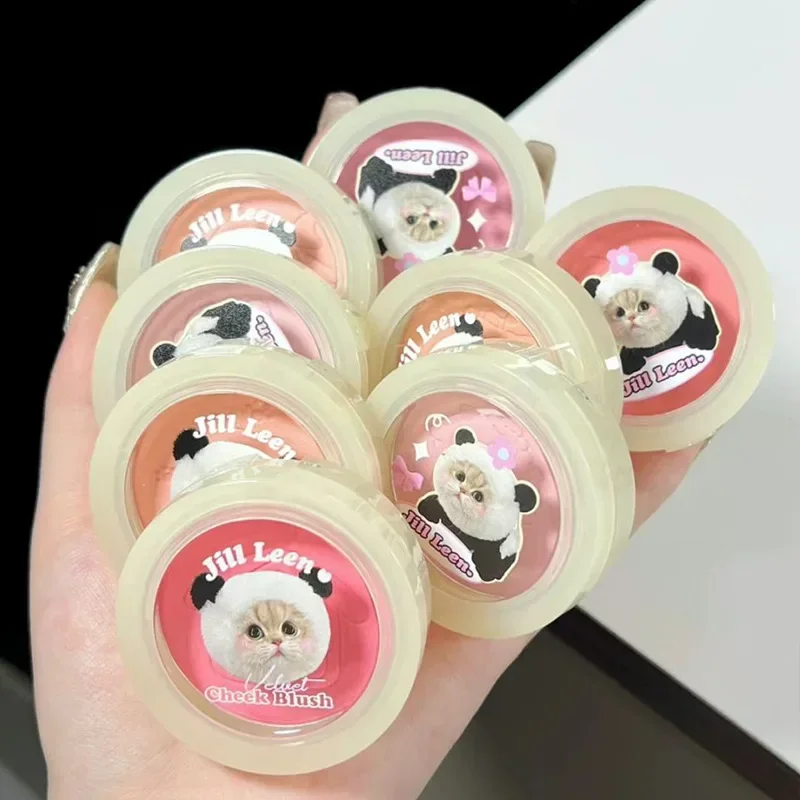 JILLLEEN Blush Evidenzia Nebbia Morbida Pesca Atmosfera Colore Schiarente Opaco Monocromatico Hakimi Riparazione - Trucco per Guance Rosate