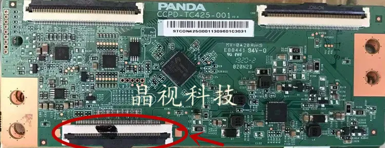 NEW Originele CCPD-TC425-001 Logic Board Tcon Board Voor Panda 43 