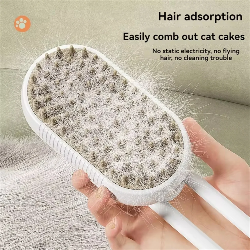 Pet Spray Comb Cat Dog Electric Spray Brush 3 in1 Hair Removal Combs Water Steam Massage Brushes Pet Clean Grooming Supplies