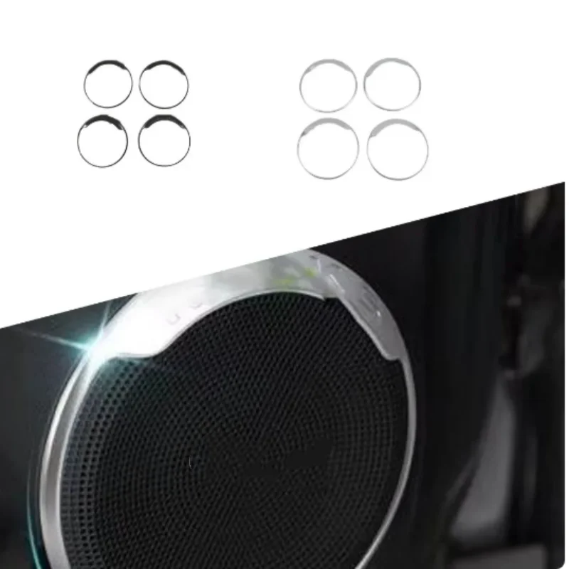 

For Nissan Kicks 2017 2018 2019 2020 2021 2022 2023 Car Door Audio Speaker Cover Decoration Trim Horn Auto Interior Accessories