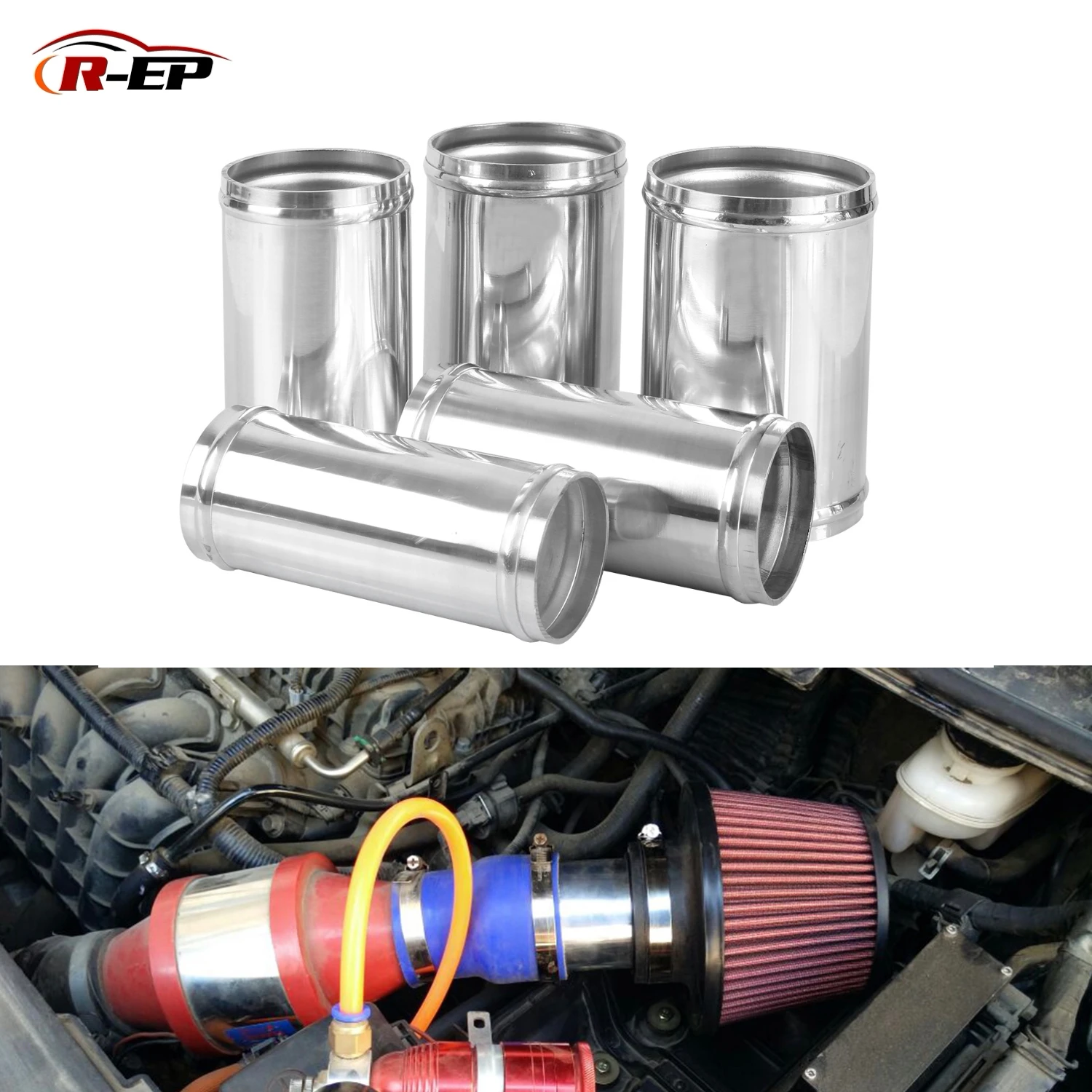 CARRO Turbo Intake pipe 63 70 76MM for Air Filter Supercharger Hood Cold Intake Car Kit Turbocharger Intake Charger 2.5 3INCH