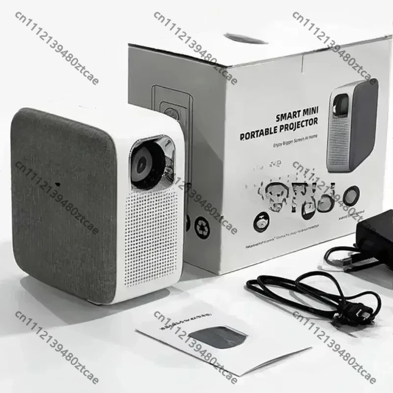 1080P HD Smart Home Theater Projector Auto Focus LED Movie Projector for Home Cinema Video Entertainment