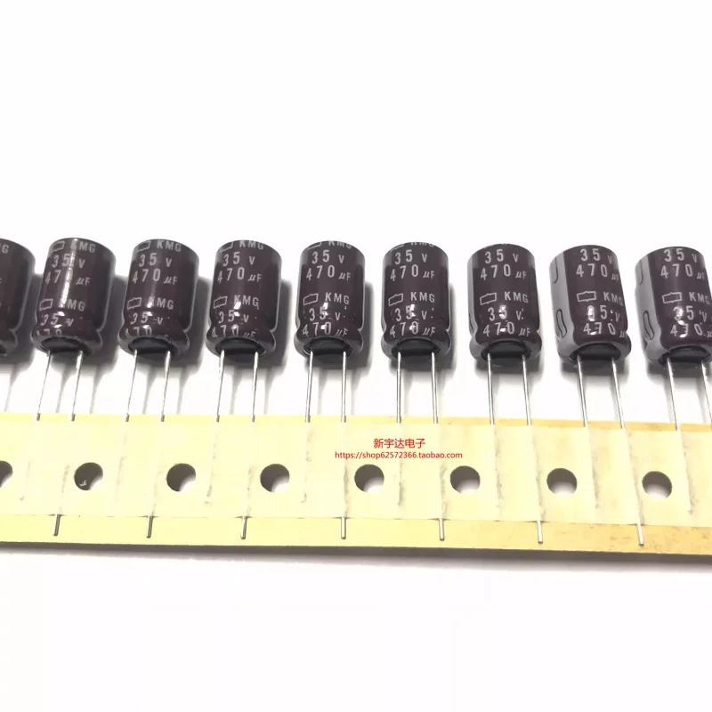 

10-100PCS 35V470UF 10X16 Japanese Black Diamond KMG standard original electrolytic capacitor 470UF35V
