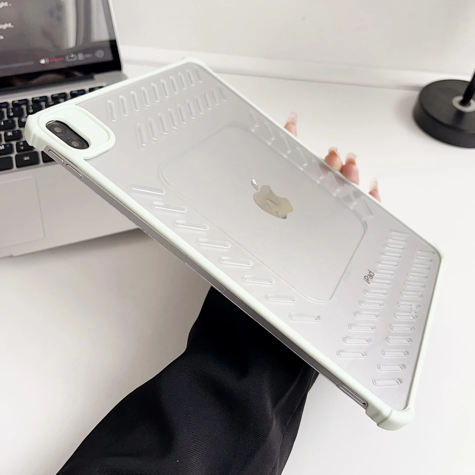 

Полый чехол для планшета с рассеиванием тепла 2025 для iPad Pro Air 4 5 6 7 8 9 10-го 11-го поколения Mini 10,2 10,9 11 12,9 13-дюймовый чехол