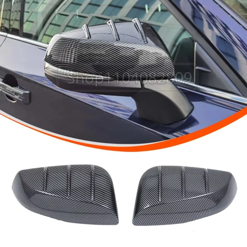 

Для Toyota Grand Highlander 2024 2025 боковая дверь зеркало заднего вида рамка крышка отделка наклейки углеродное волокно внешние аксессуары автомобиля