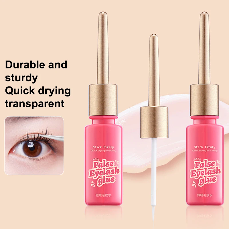 12g False Eyelash Extension Glue Waterproof Fast Dry Long Lasting Strong No Irritation Transparent Eyelash Extension Primer Tool