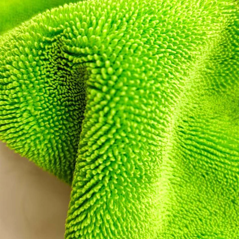 1400GSM Full-Size SUV Truck Drying Towel Double-Sided Microfiber Twisted Yarn Technology High Absorbency And Scratch-Resistant