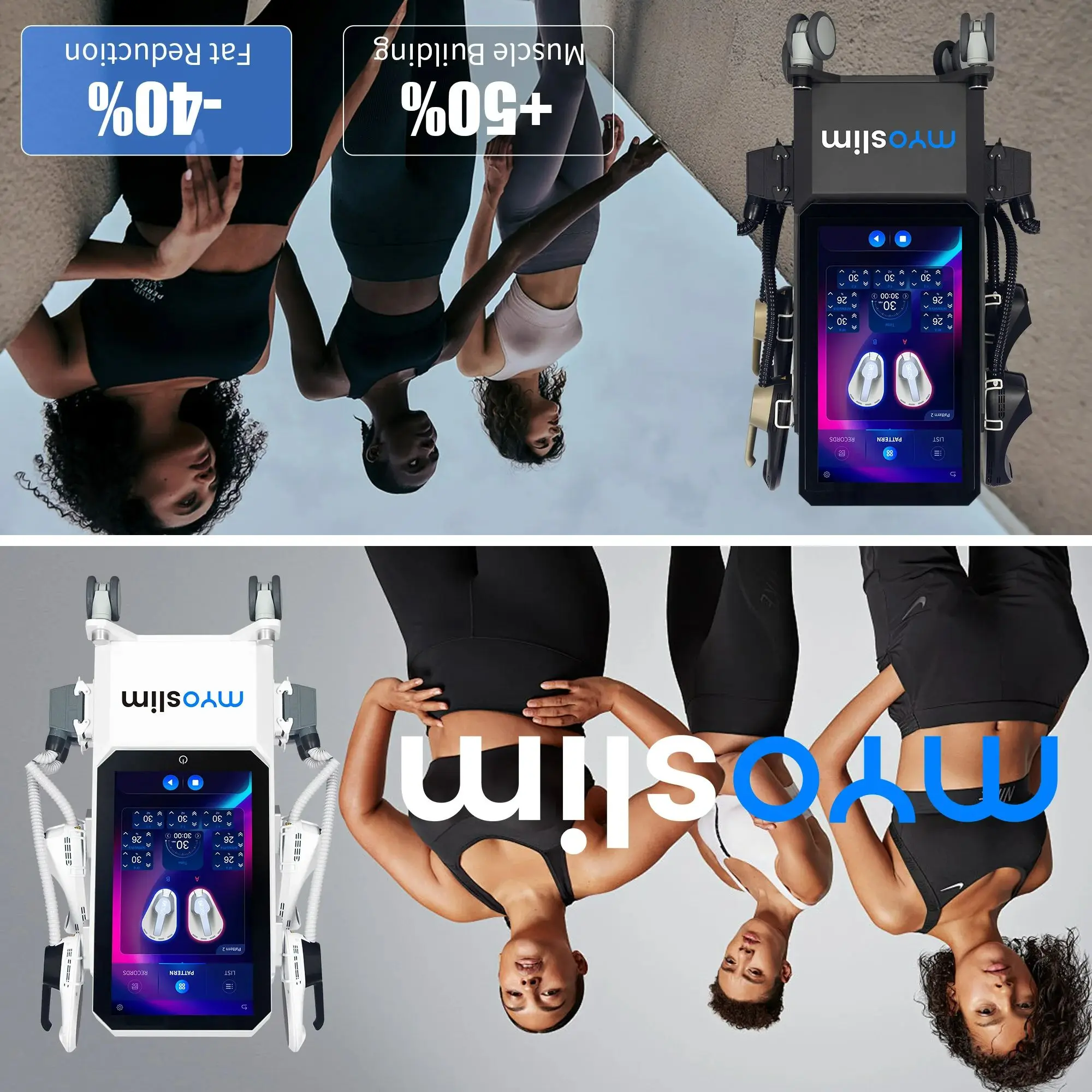 

MYOslim Body Shapping Machine Myoslim Hiemt Muscle StimulatorBody Sculpt Beauty Equipment with 4 Handle Pelvic Floor