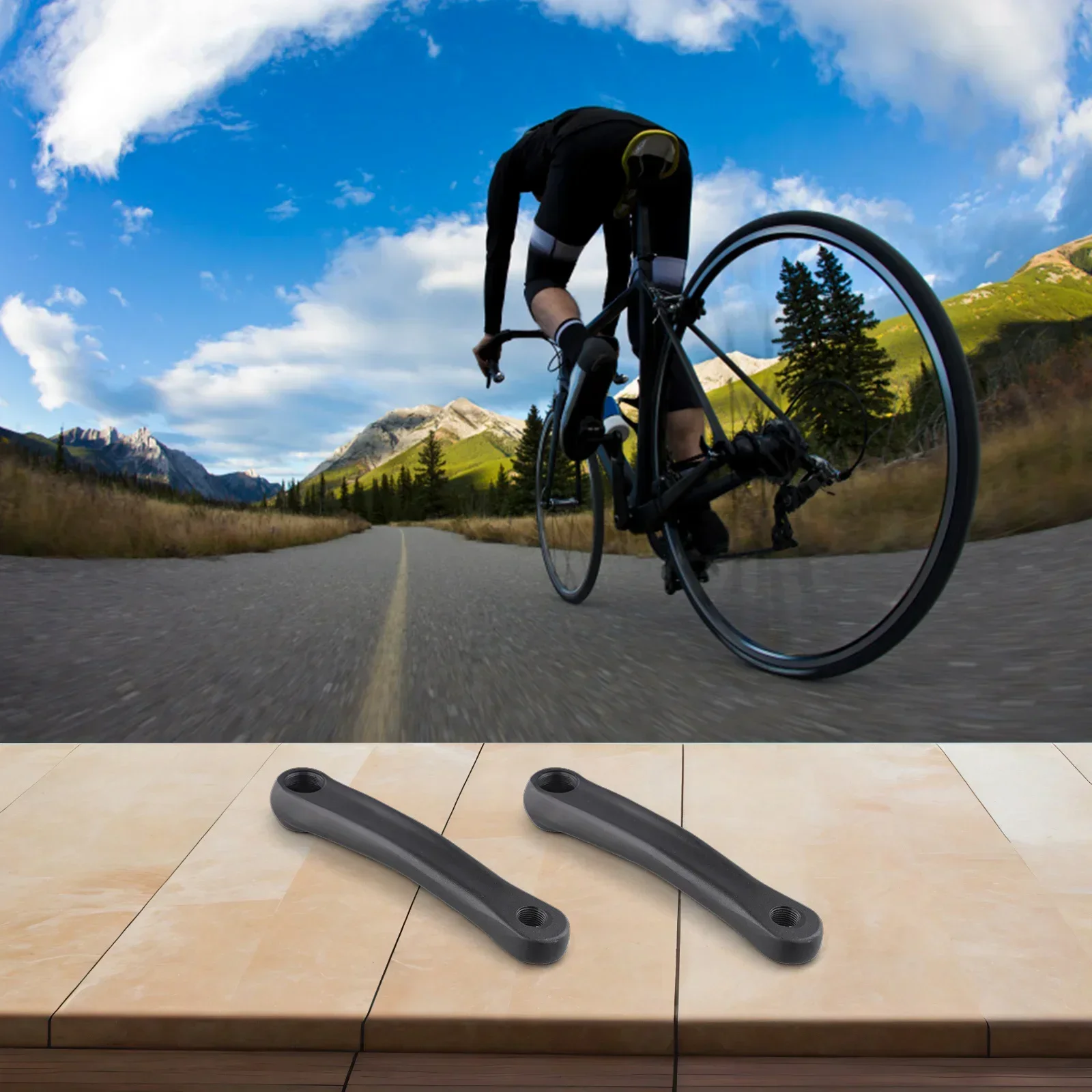 

Для велотренажера, кривошип из алюминиевого сплава, 170 мм, идентификационные левые и правые шатуны, легкая конструкция, длительное использование