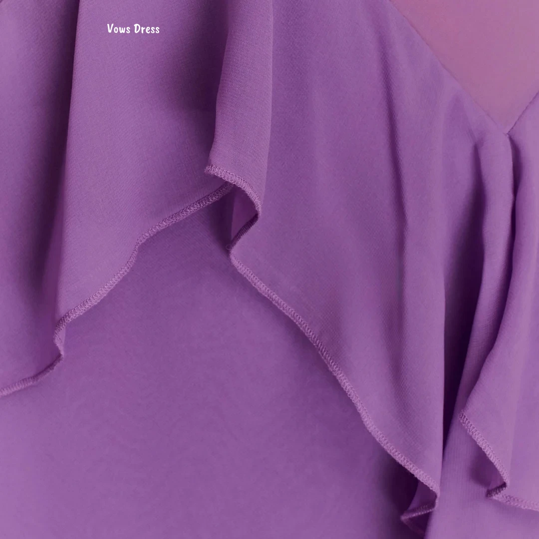 Vowsชีฟองชุดราตรีผู้หญิงElegant Party Dressesผู้หญิงชุดราตรีหรูหรา 2025 Custom Made Line A Frizzชุดราตรี