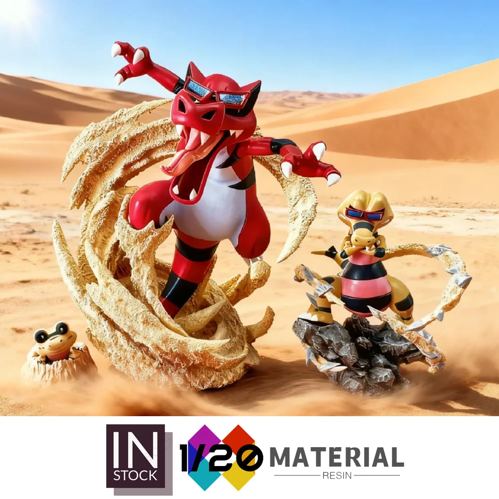 [Auf Lager]1/20 Resin Scale World [PALLET TOWN] – Sandile & Krokorok & Krookodile[Split RE-MENT]