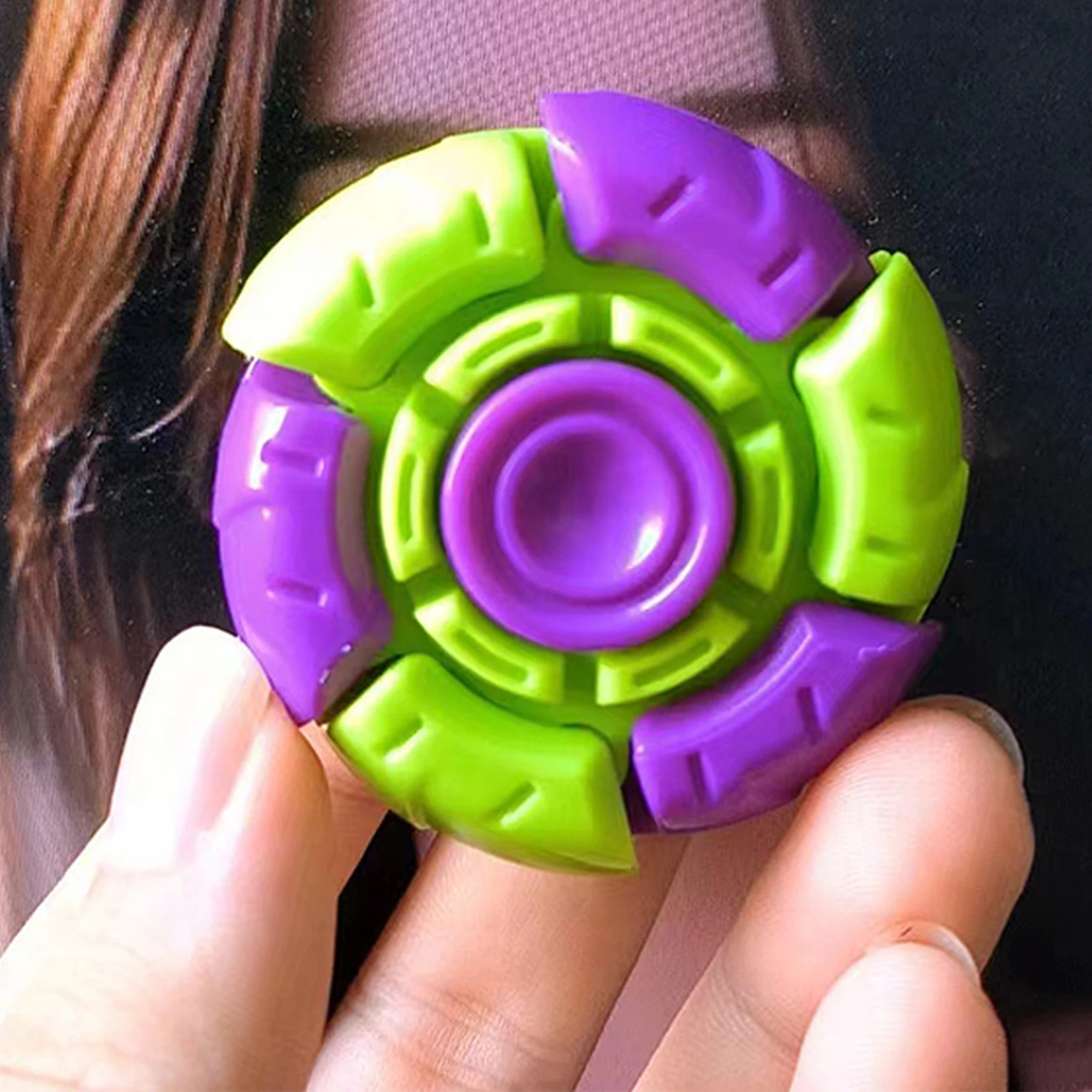 Plastic Radish Fidget Spinner Toy Portable Compact Anti-anxiety Sensory Toys for Kids Adults Fidget Spinner