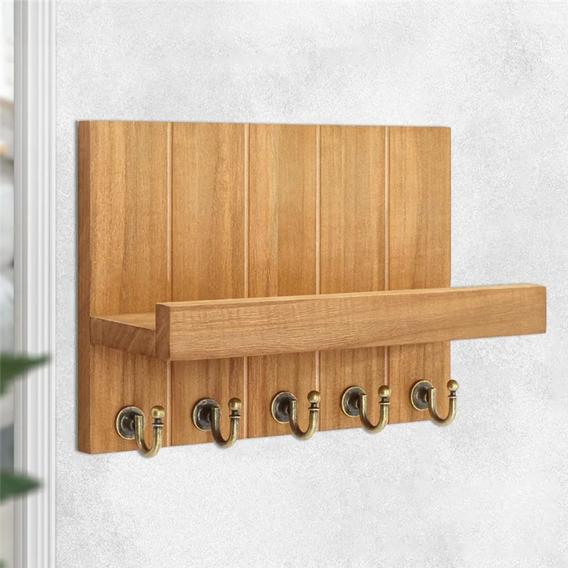 ABRS-Key Storage Hook Storage Hanger Home Entrance Storage Hooks Home Storage Racks Black
