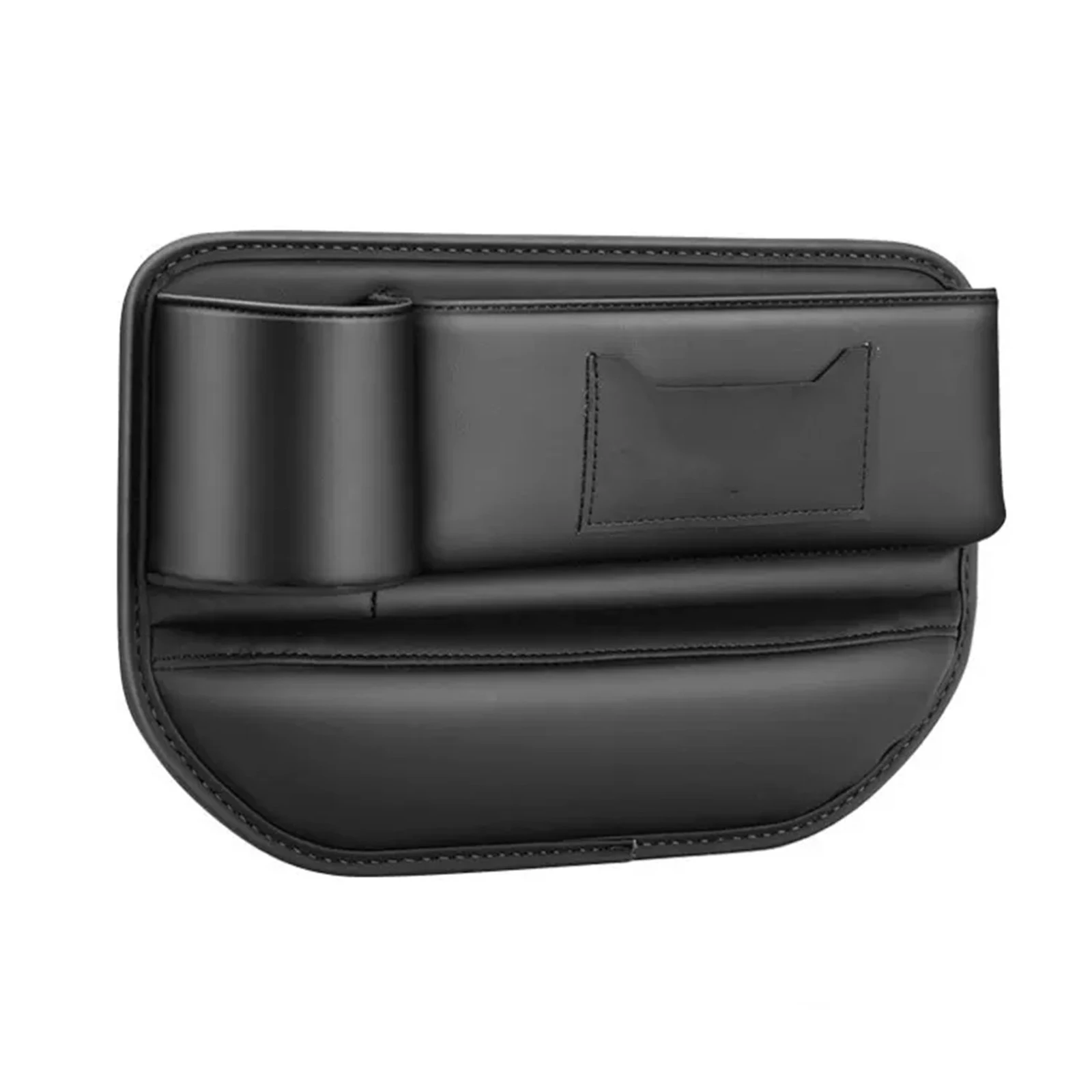 

Multifunction Seat Gap Storage Bag For Car Seat Gap Filler With Phone Cup Holder PU Leather Car Interior Crevice Organizers Box