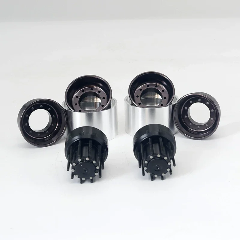 JDMODEL JDM-192 XS45 Metal Rear Wheel Hub 1 Pair for 1/14 RC Tractor Truck