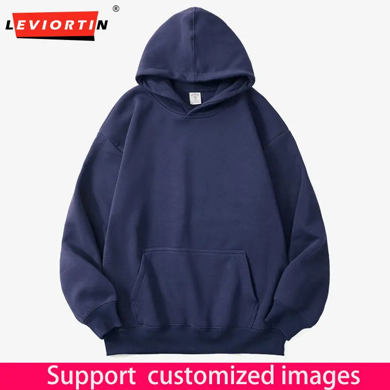 الخريف الرجال Aoli المخملية هوديي البلوز سترة الهيب هوب 350gsm صوف مبطن الرياضة البلوز مقنعين البلوز للجنسين الشارع الشهير