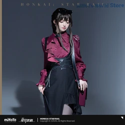 Kafka Dress MiHoYo Official Original Honkai Star Rail Kafka Theme Impression Series Skirt Doujin Cosplay Black Dress Gifts