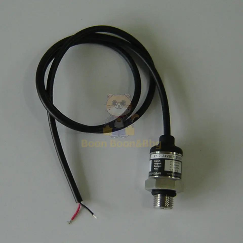 Stain Less Ste El Lead 4-20mA Pres Sure Sensor 0-1MPa Pr Essure Transmitter Wit H a Range of 10Bar