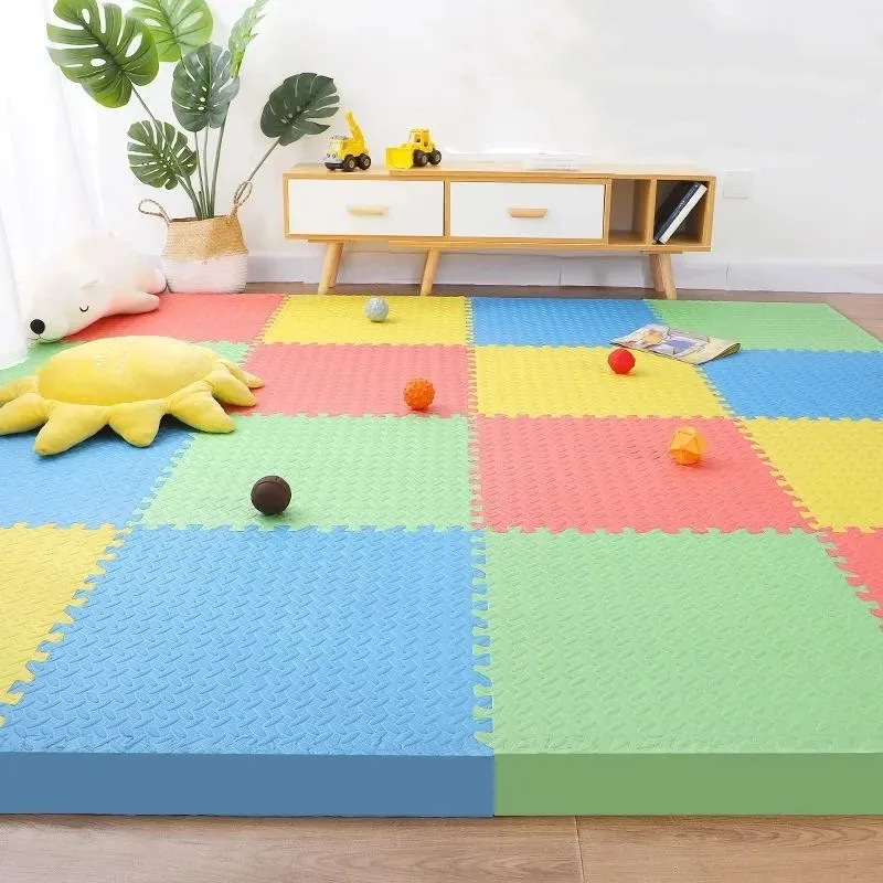 

Baby Game Mat 12PCS Puzzle Mat Thick 1.2cm Play Mats 30x30cm Foam Puzzle Mat Floor Mats Gym Crawling Mat Kids Foot Mat Baby Rugs