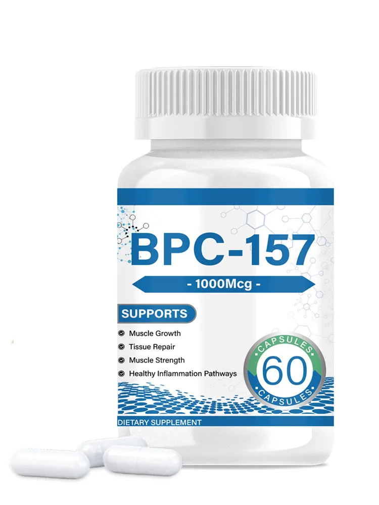 BPC 157 Peptide Capsules - New Protective Compound 157, BPC-157 Pro 1000mcg for Faster Recovery and Gut Healing, Gluten Free