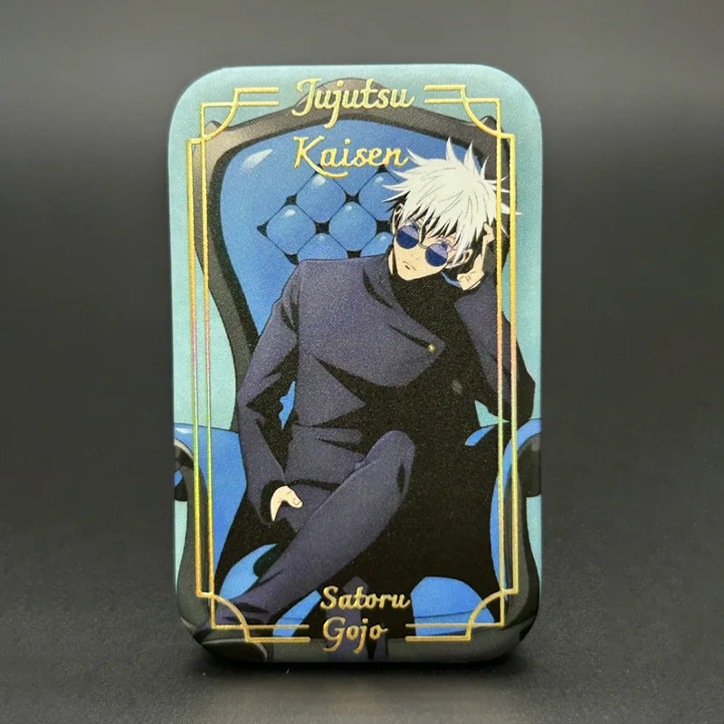 شريط ليزر أنيمي تنقش ختم شارة ذهبية ، جوجوتسو كايسن ، كوجيساكي ، نوبارا ، ساتورو غوجو ، أمبيتس