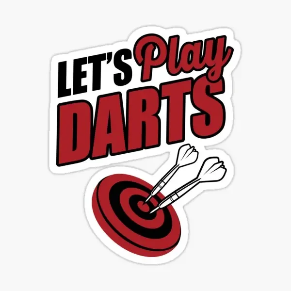 God of Darts Throwing Bullseye Retro Sticker for Motorcycle Camper Van Bicycle Off-road Helmet Camper Vinyl Self-adhesive Decal