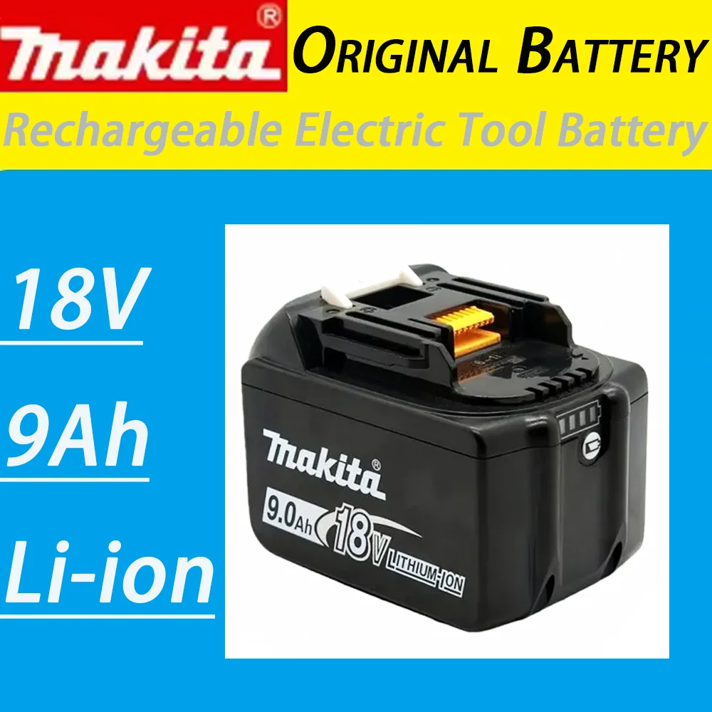 

고품질 Makita 18V 9AH 9000mAh Battery Rechargeable Li-ion Lithium-ion Batteries Charger for BL1860B BL1850 BL1830 BL1815 LXT400