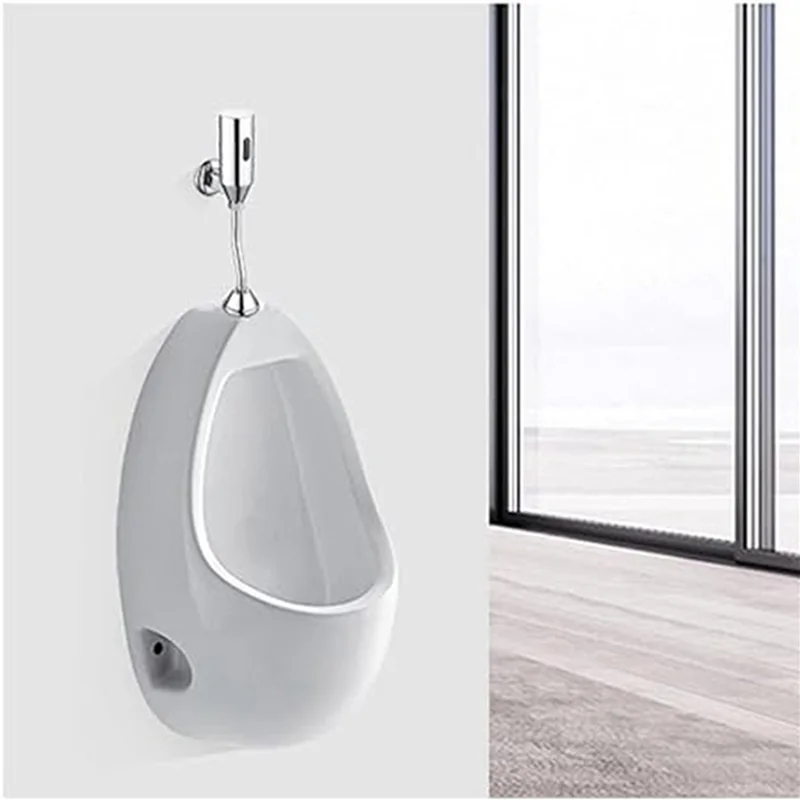 

ABWZ-2X Urinal Sensor Flush Valve Urinal Flush Valve Wall-Mounted Urinal Automatic Flusher Hotel Bathroom Water Saving