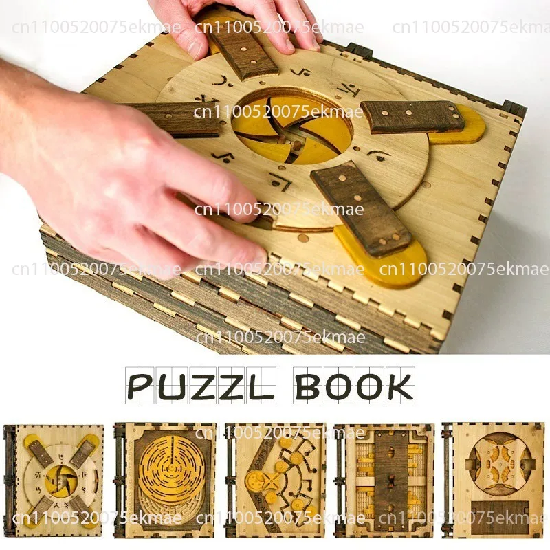 High Difficulty 3D Puzzle Box, Mechanical Decryption Assembly Brain Teaser