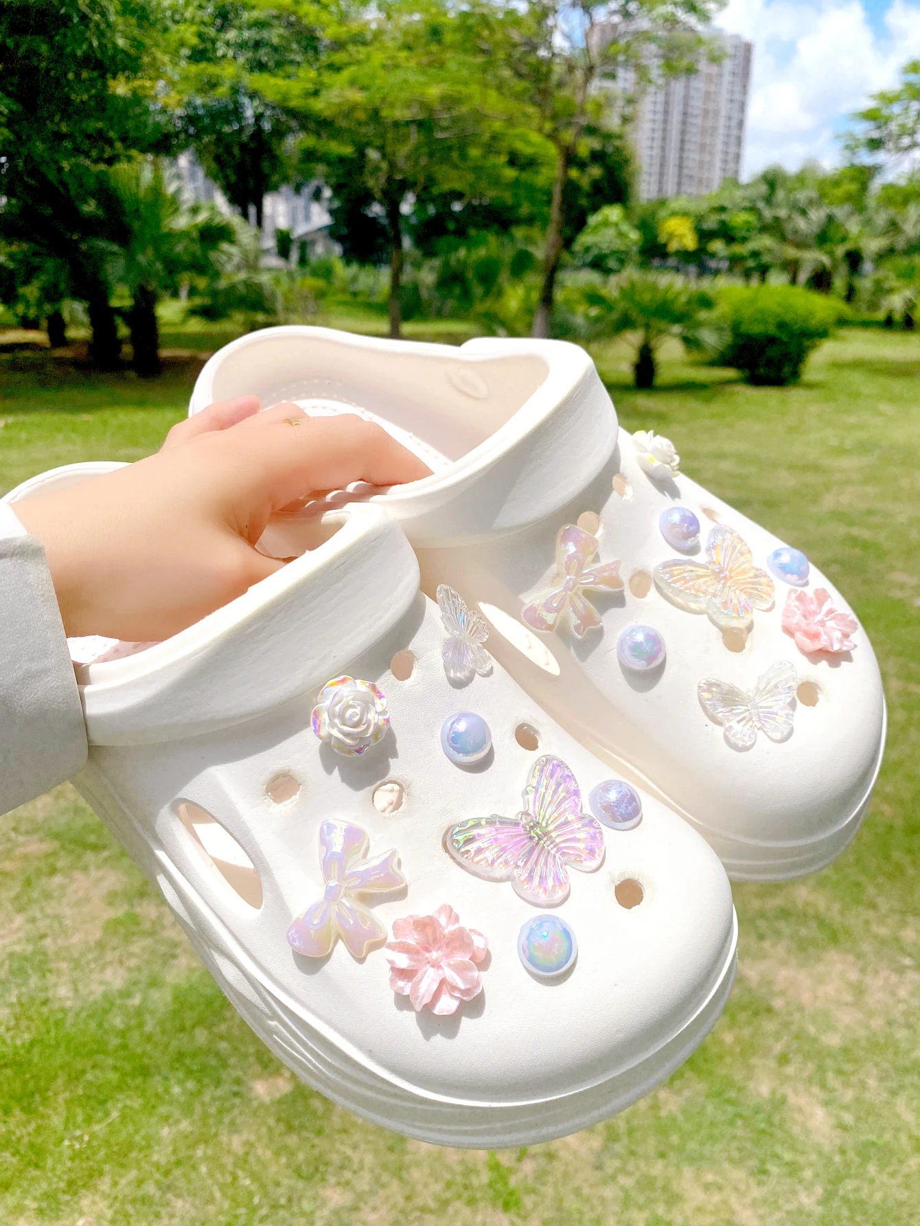16-piece shoe decoration DIY casual shoe decoration - An interesting and versatile way to personalize your footwear