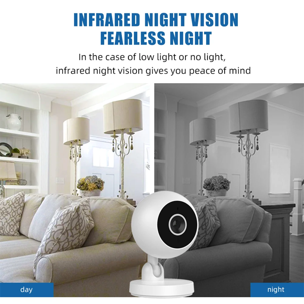 2MP 1080P Smart WIFI IP Kamera AI Humanoiden Erkennung Home Security Intercom CCTV Baby Monitor