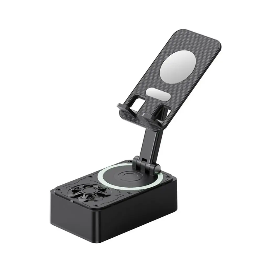 Opvouwbare 3-in-1 telefoonhouder Roterende multifunctionele Bluetooth-luidspreker Telefoonstandaard Antislippads Verstelbaar