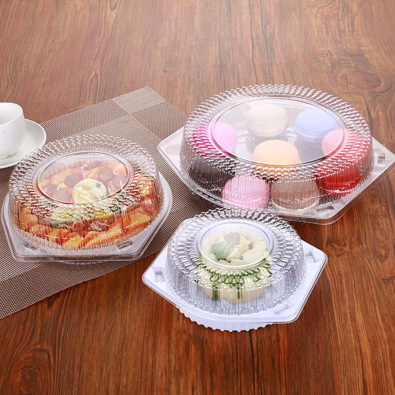 10 عبوات من صندوق كعكة الخبز للاستعمال مرة واحدة، معجنات الفاكهة، بيتزا الخبز، صندوق داخلي لحفلات أعياد الميلاد والتخييم في الهواء الطلق، صندوق تغليف المواد الغذائية السريعة