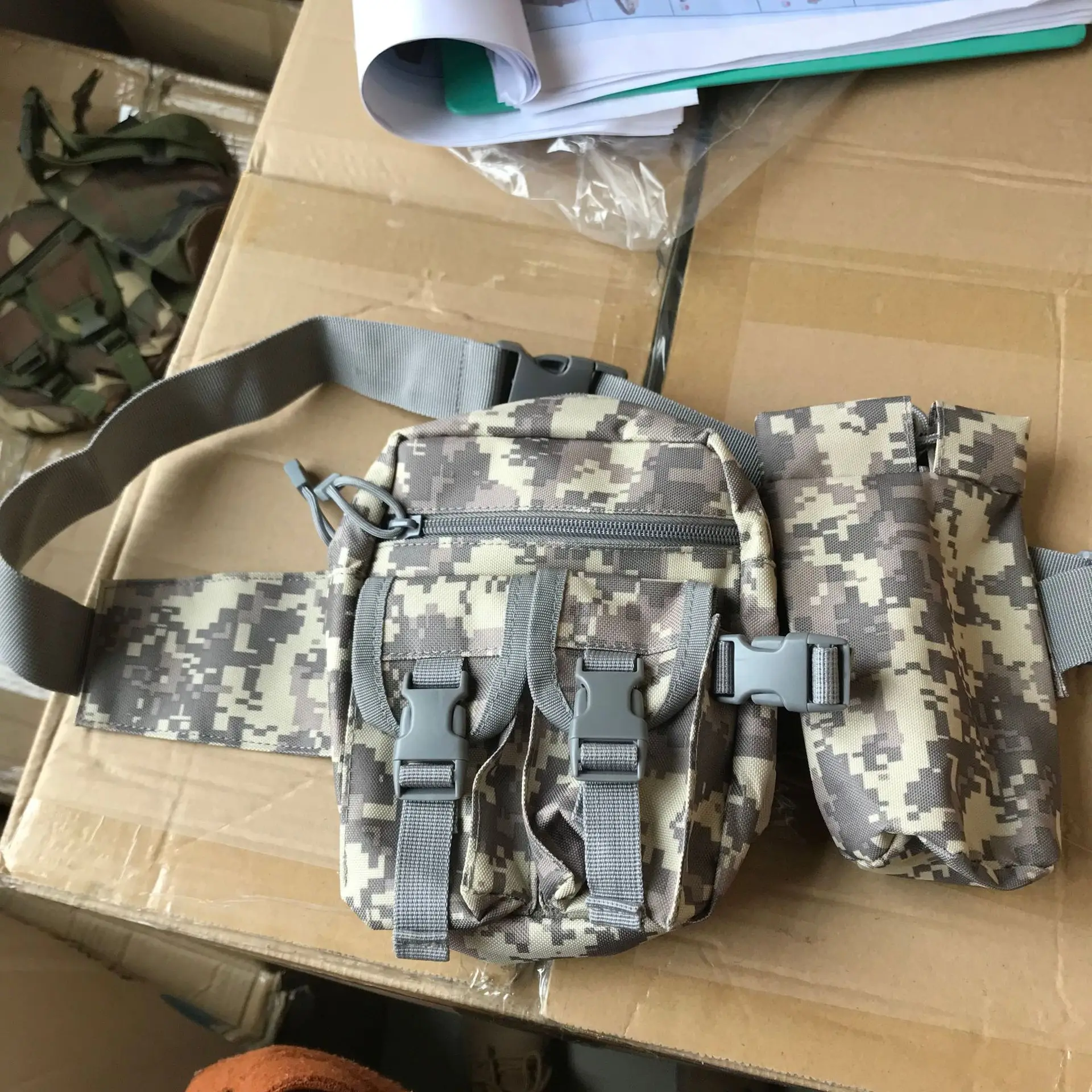 حقيبة خصر رياضية مقاومة للماء، حقيبة خصر غلاية مقاومة للماء قابلة للتوسيع في الهواء الطلق، حقيبة خصر خارجية