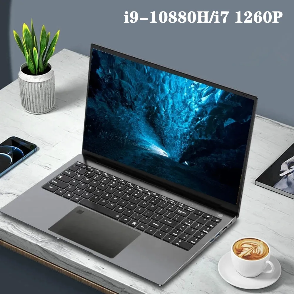 12th Gen i7 i5 15.6 Inch IPS Gaming Laptop i9 10880H i7 1260P NVIDIA MX550 2G Windows 11 10 NVMe Fingerprint Ultrabook Notebook