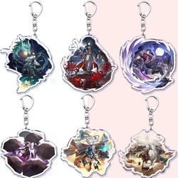 Game Chaveiros Keychains Blade Kafka Dan Heng Feixiao Jade Keyrings for Accessories Bag Key Chain Ring Jewelry Fans Gifts