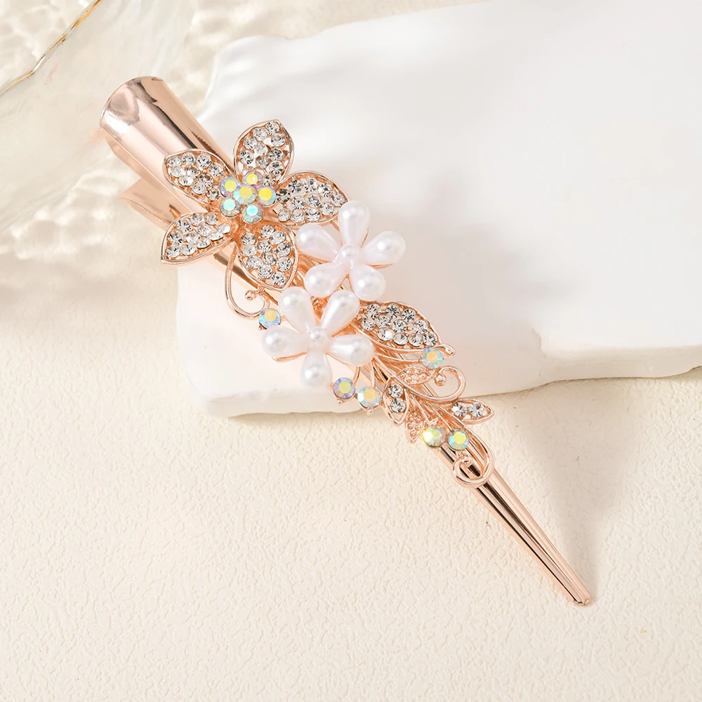 

Gentle, fashionable and versatile hairpin style, girl's hair accessory, flower vine, flower horn, elegant hair clip accessory