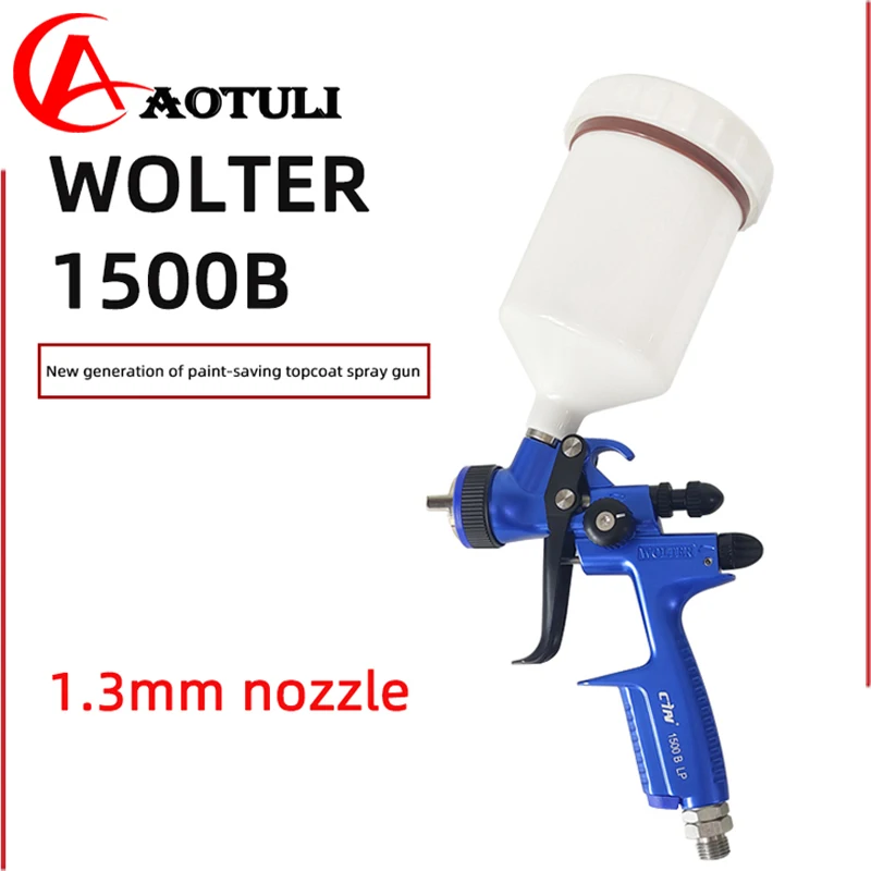 Spray Gun WOLTER 1500B 1.3MM Paint Gun Water Based Air Spray Gun Airbrush Professional Automotive painting tools