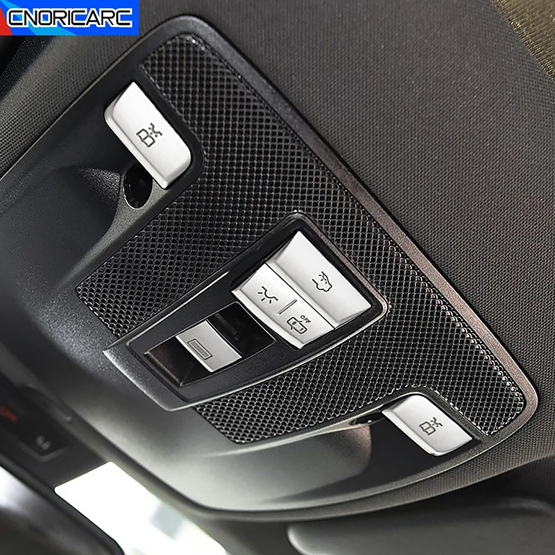 

Car Dome Light Buttons Stickers Decoration Cover Trim For Mercedes Benz GLA CLA ML GL GLE GLS A B Class Interior Accessories