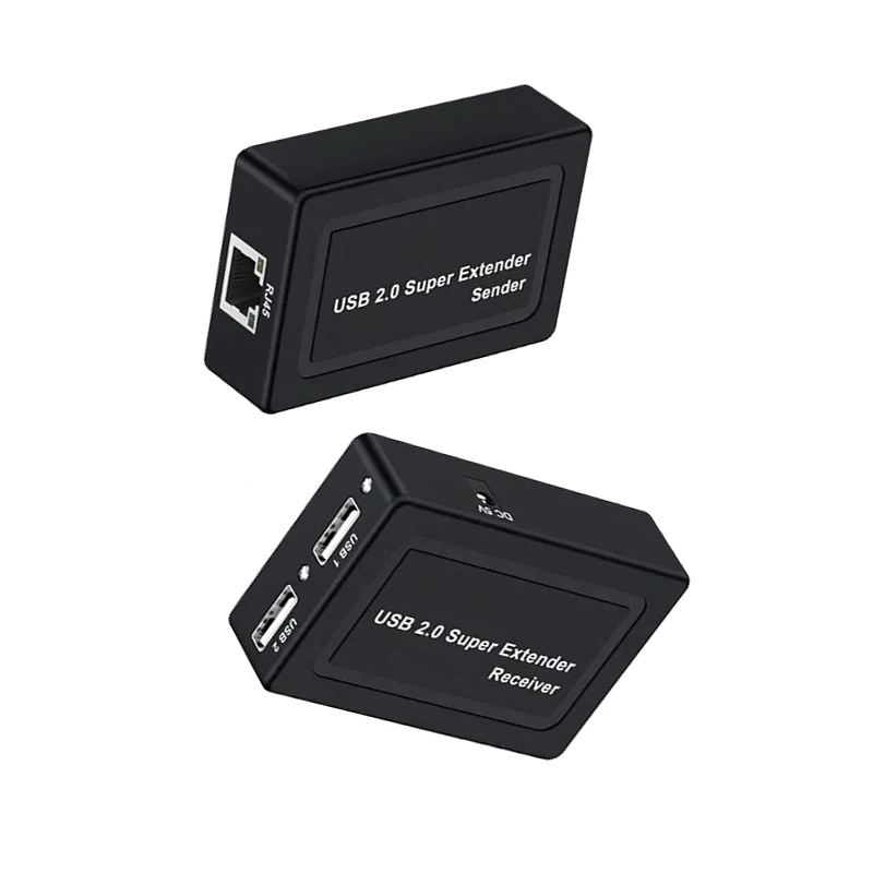 

Настоящий удлинитель сетевого кабеля USB 2.0 через кабель Ethernet RJ45 Cat5e Cat6 для веб-камеры, камеры, мыши, клавиатуры, принтера, USB-флеш-диска