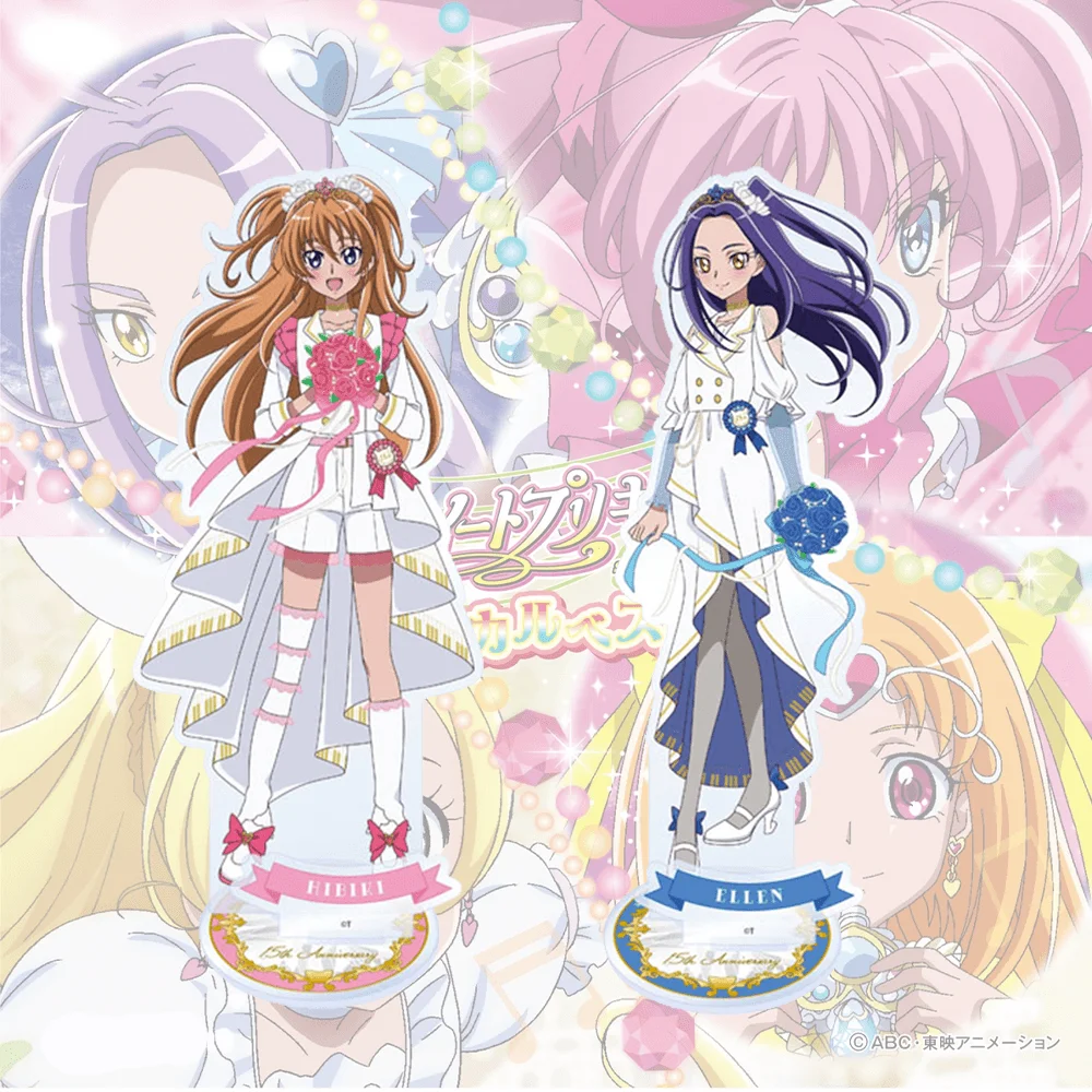 Suite PreCure Kurokawa Ellen 15cm Acrylic Stand Keychain Figure Desk Display Ornament Anime Fan Merch Gift Decor Toy