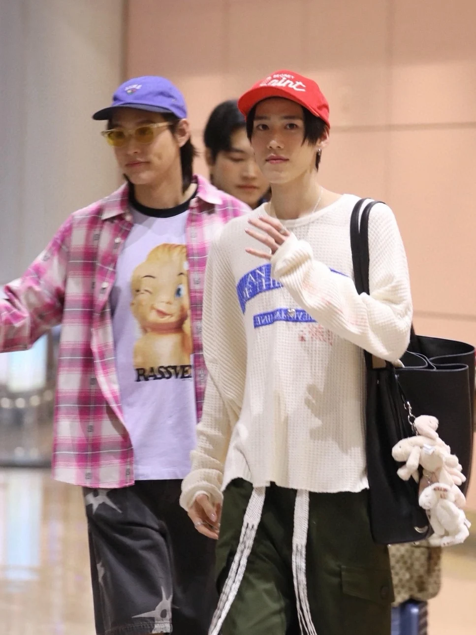 

Винтажный свитшот Paly Long Sleeve с принтом, свободный крой, с круглым вырезом, базовый слой, удлиненная футболка