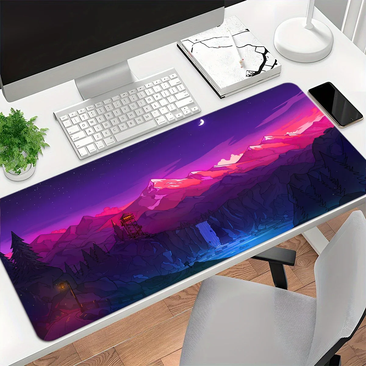 Green Forest Trees Mouse Pad Gaming Computer New Large Mousepad XXL 90x40cm Keyboard Pads Natural Rubber Anti-Slip Soft Desk Mat