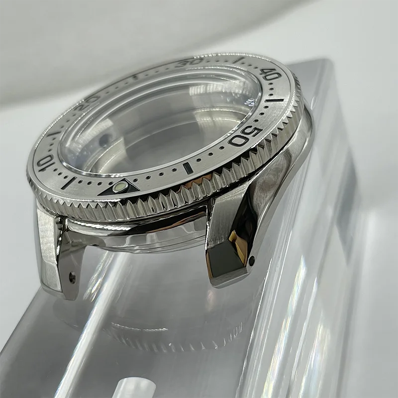 Solid 42mm Stainless Steel SPB185/187 Case Sapphire Glass 200m Water Resistant Suitable For NH35/36 Movement Watch Modification